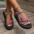 Boho Woven Flat Sandals